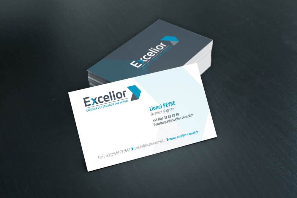 Cartes de visite Excelior