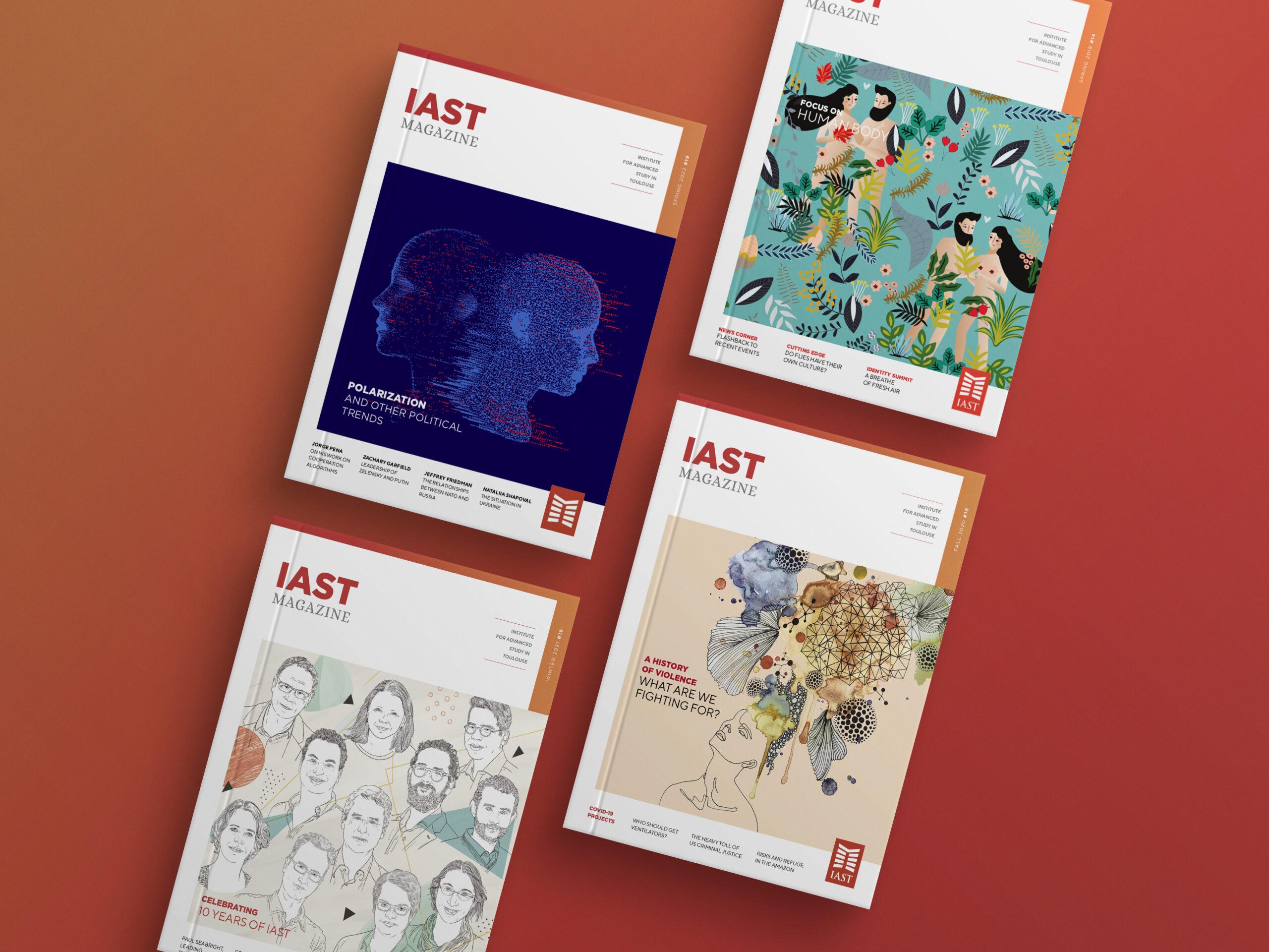 Design couvertures magazine IAST
